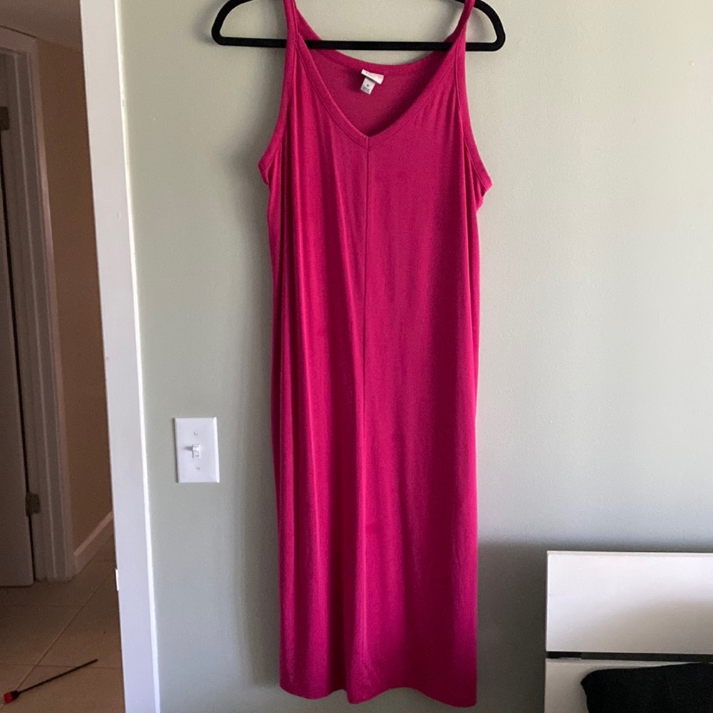 Pink maxi dress